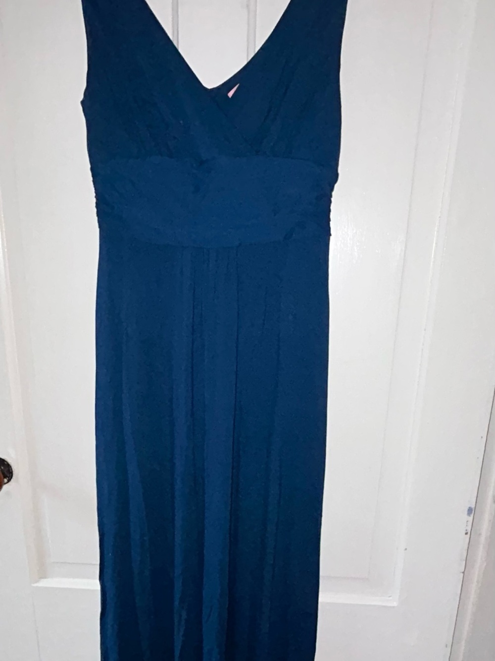 Lilly Pulitzer Deep Navy V-Neck Maxi Dress